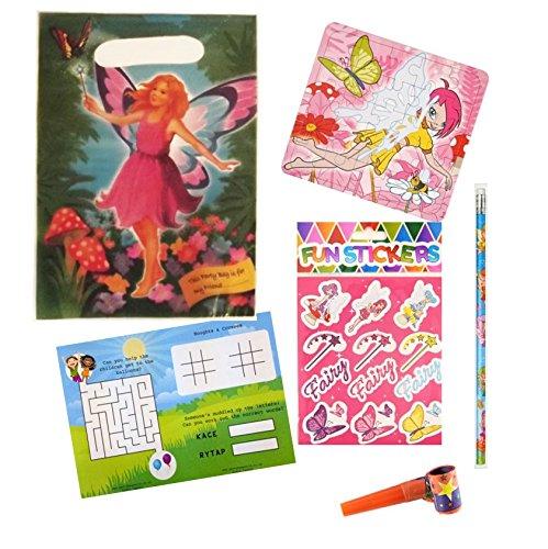 Girl's Fairy Party Bag - Ready to be Filled Fairies Loot Bag and Toys - Goodie Bag A