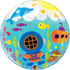 Maritime Fun Birthday Bubble Balloon