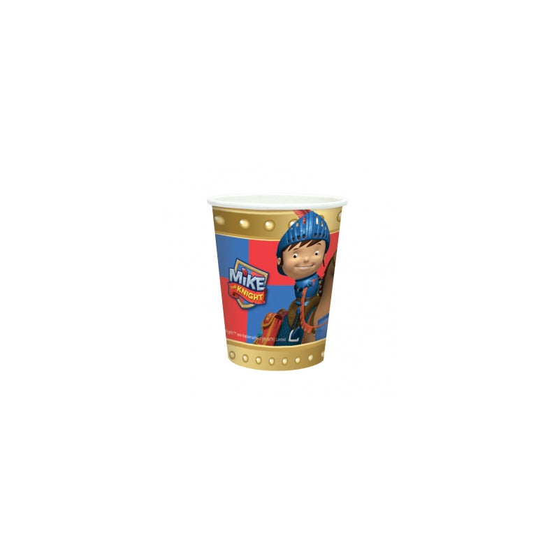 MIKE THE KNIGHT PAPER CUP 266ML 8PK