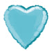 Solid Heart Foil Balloon 18'',  - Baby Blue