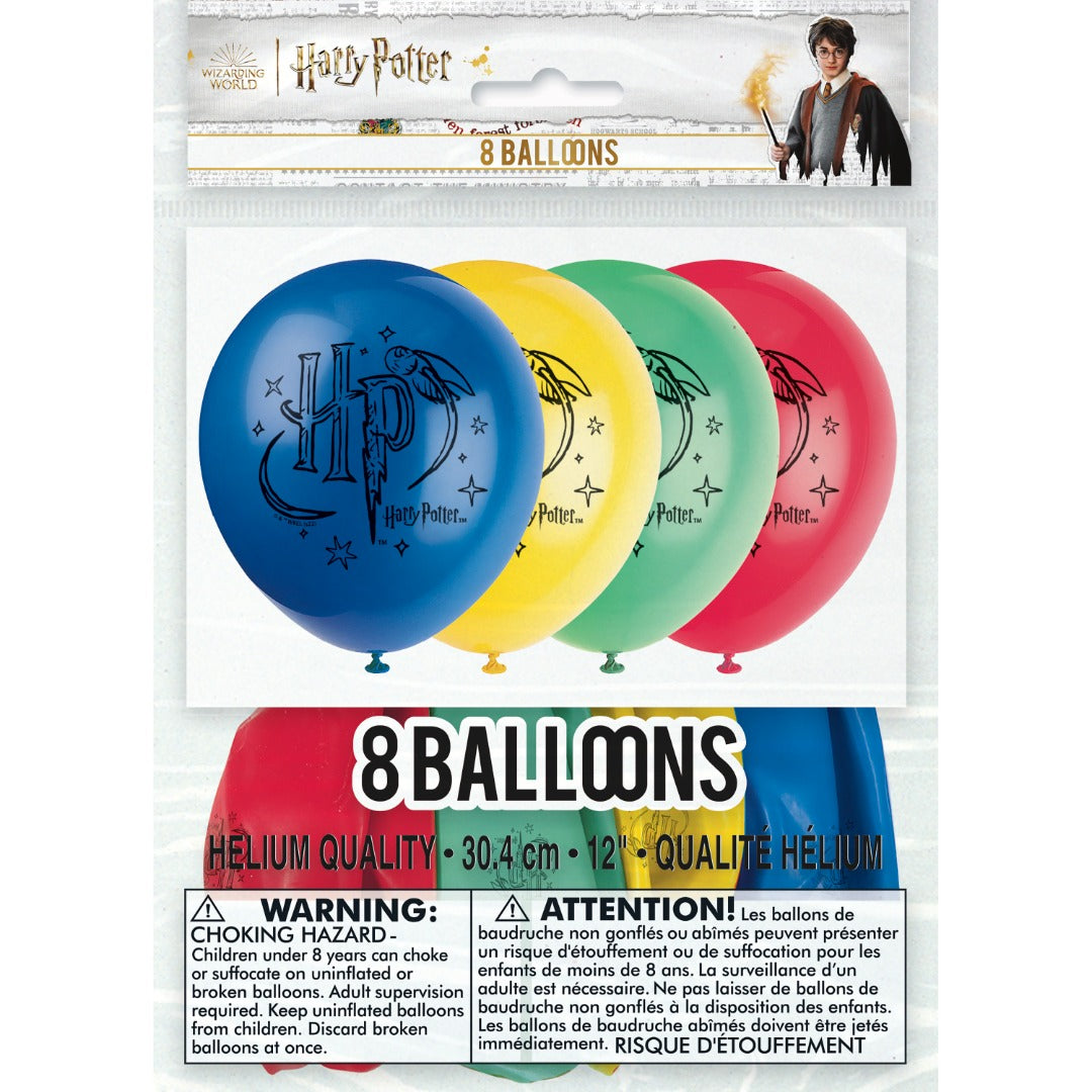 Harry Potter 12'' Latex Balloons, 8ct