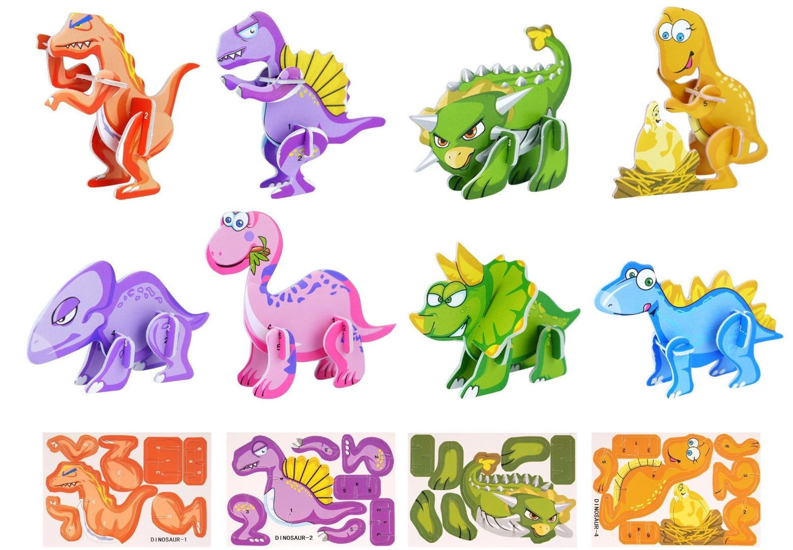 3D Dinosaur Puzzles