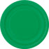 Emerald Green Paper Dessert Plates 8pk