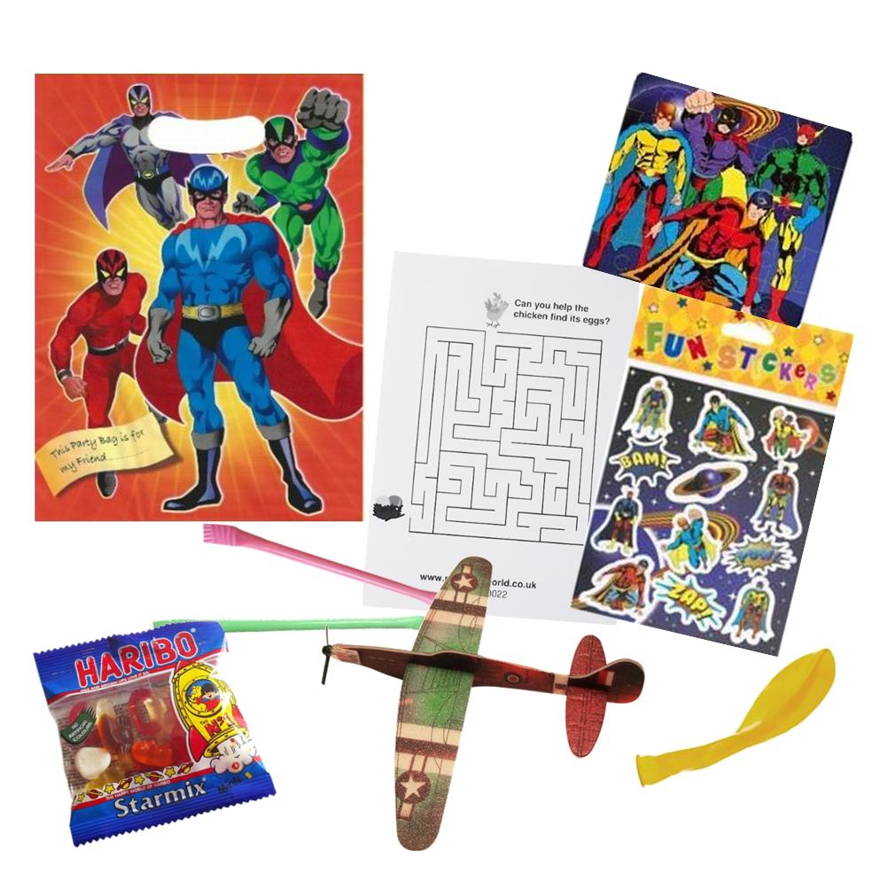 Superhero Pre-filled Party Bags