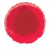 Solid Round Foil Balloon 18''- Ruby Red