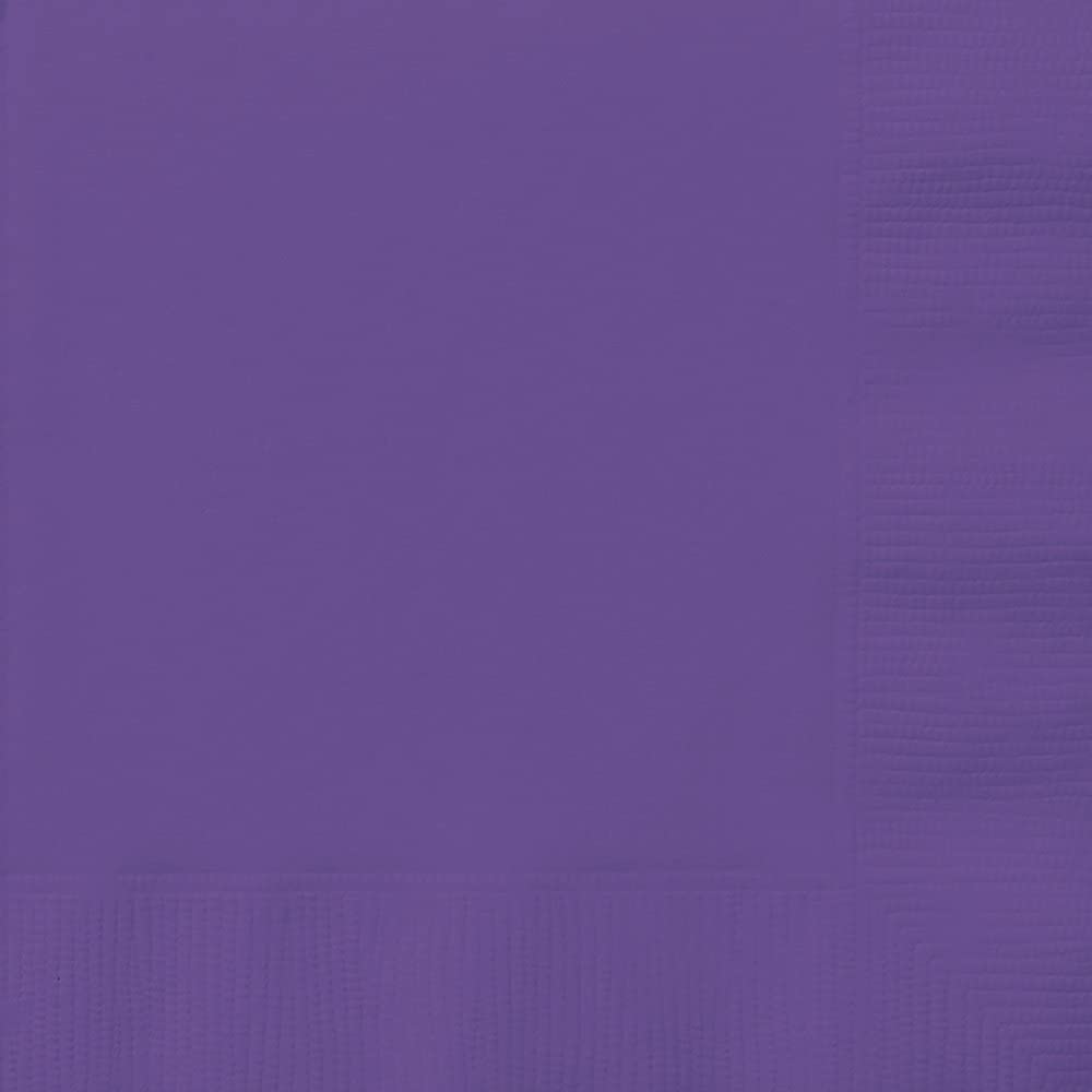 Neon Purple Lunch Napkins 23pk