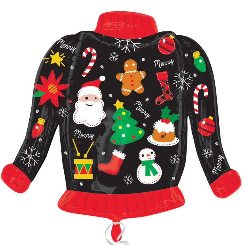 UGLY CHRISTMAS SWEATER 31''/78cm w x 26''/66cm h
