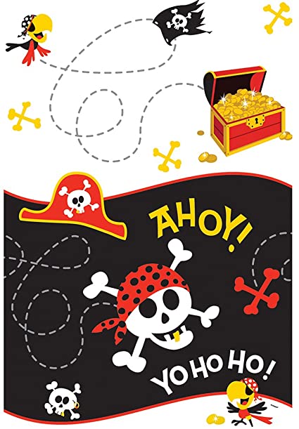 Ahoy Pirate Party Tablecover