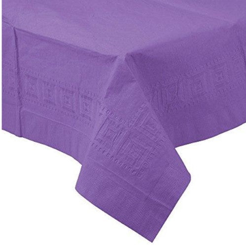 TABLECOVER EMB S/C NEW PURPLE