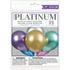 11'' Assorted Solid Color Platinum Latex Balloons, 25pk