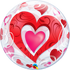 Red Heart Bubble Balloon