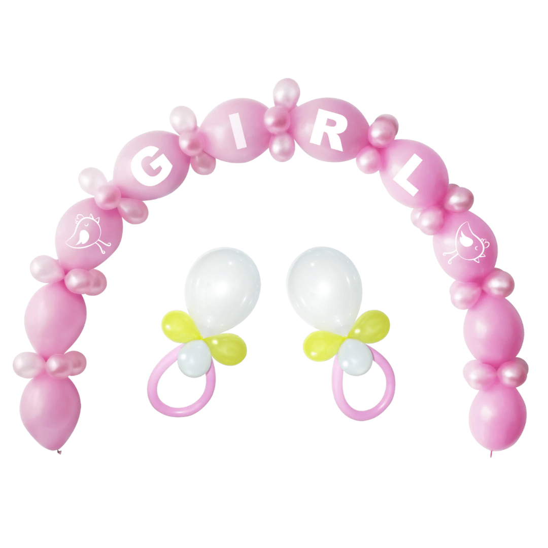Baby Girl Balloon Arch Kit (64pcs)