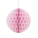 Soft Pink Paper Honeycomb Ball Decoration