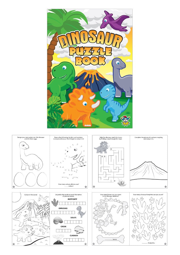 Dinosaur Puzzle Book