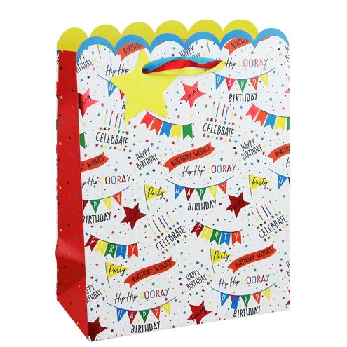 Birthday Banner Gift Bag Medium