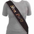 Black And Iridescent Hen Party Sash
