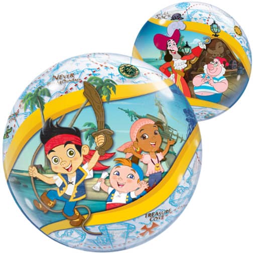 22'' JAKE AND THE NEVER LAND PIRATES BUBBLE BALLOON