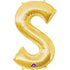 34'' SUPER SHAPE FOIL LETTER S - GOLD ( ANAGRAM)