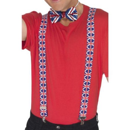Union Jack Costume Suspenders