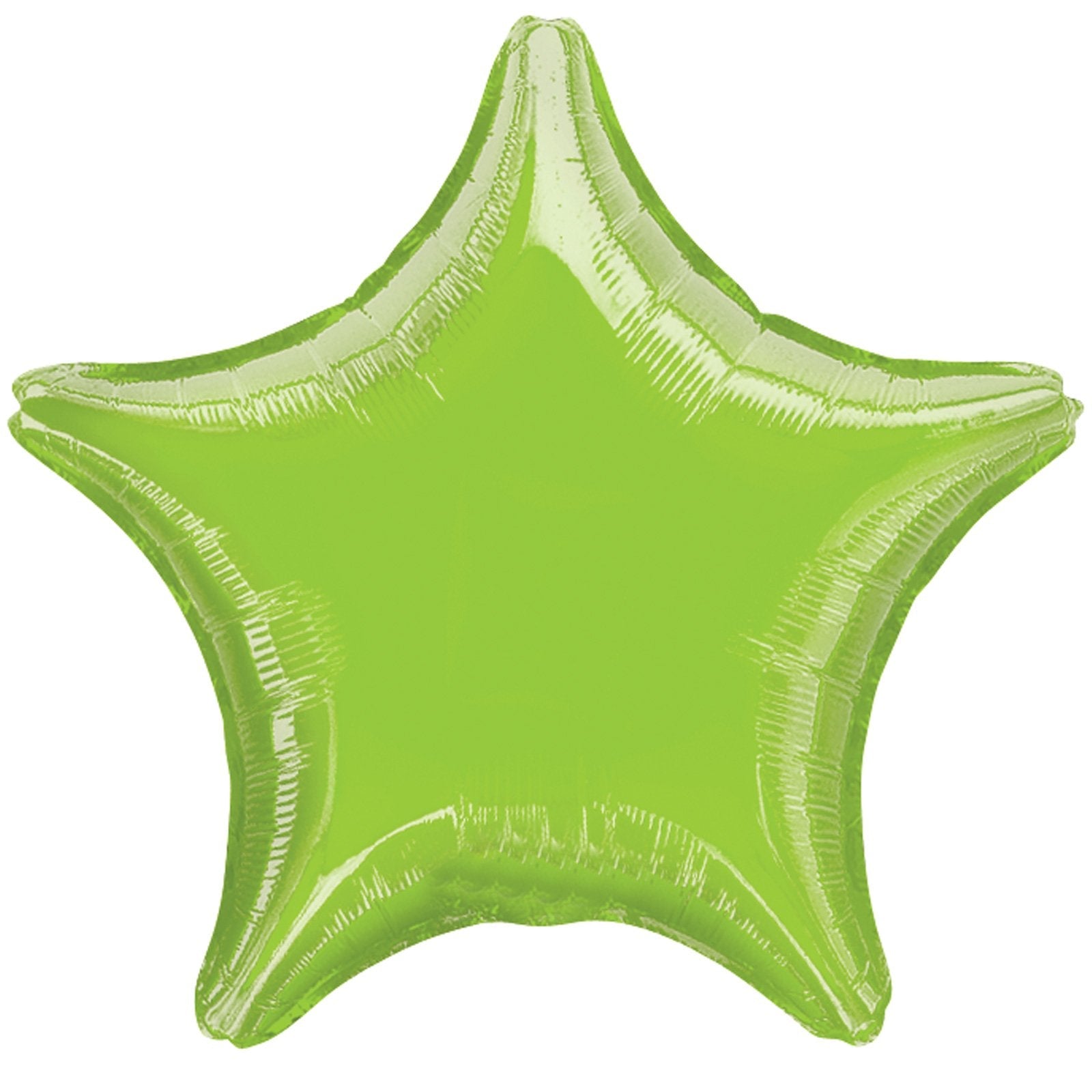 18'' Star Lime Green Foil (Flat)