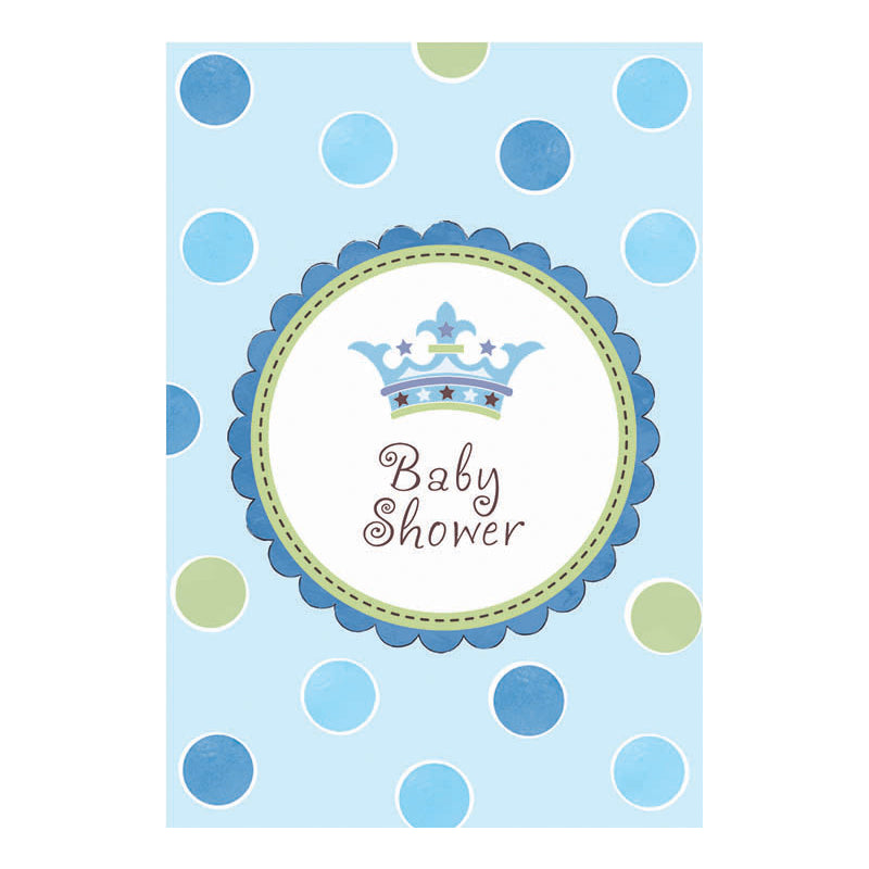 Invitations Baby Shower 8pk Little Prince