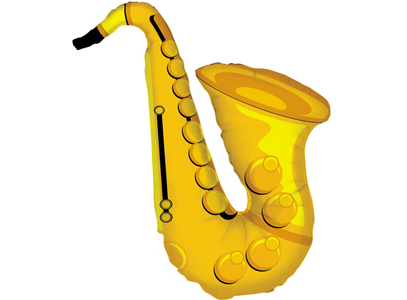 37'' SAXOPHONE SUPER SHAPE FOIL BALLOON