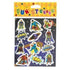 Super Hero Sticker Sheet Party Bag Toy Filler