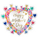 Colourful Watercolour Mothers Day Supershape