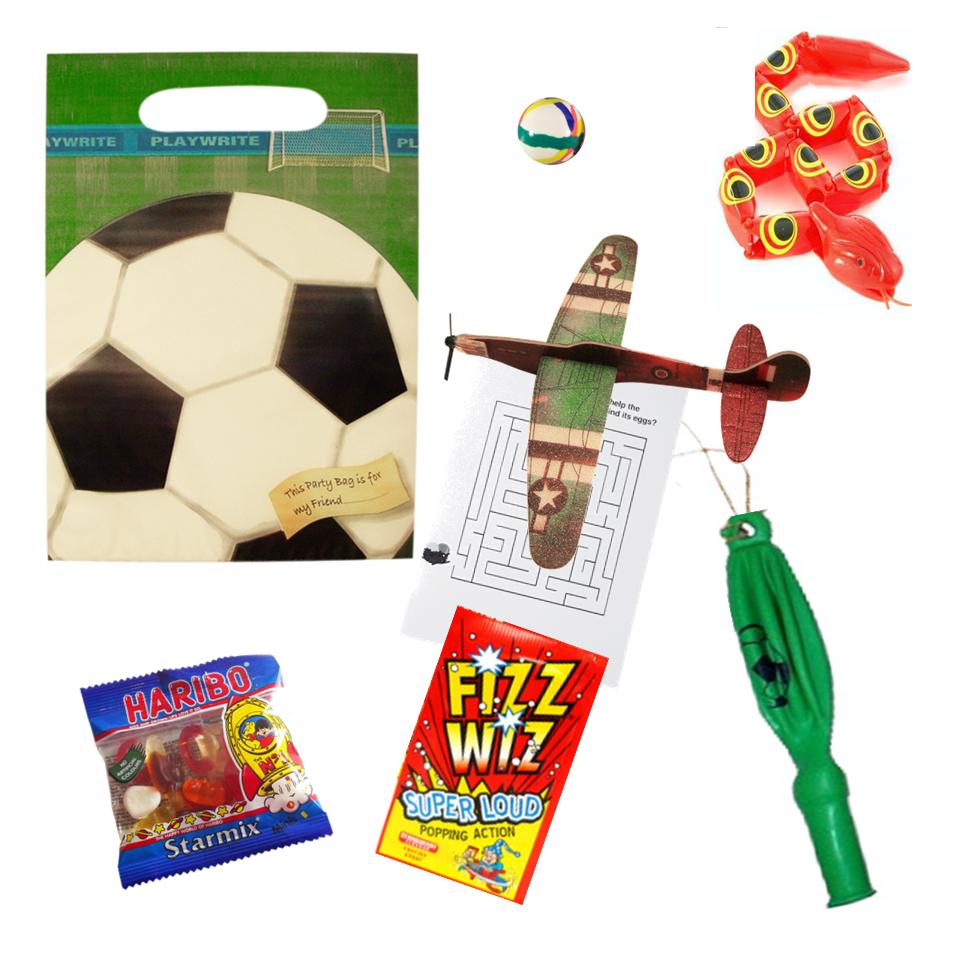 Football Pre-filled Party Bag