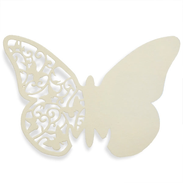Ivory Butterfly Place Cards 10pk