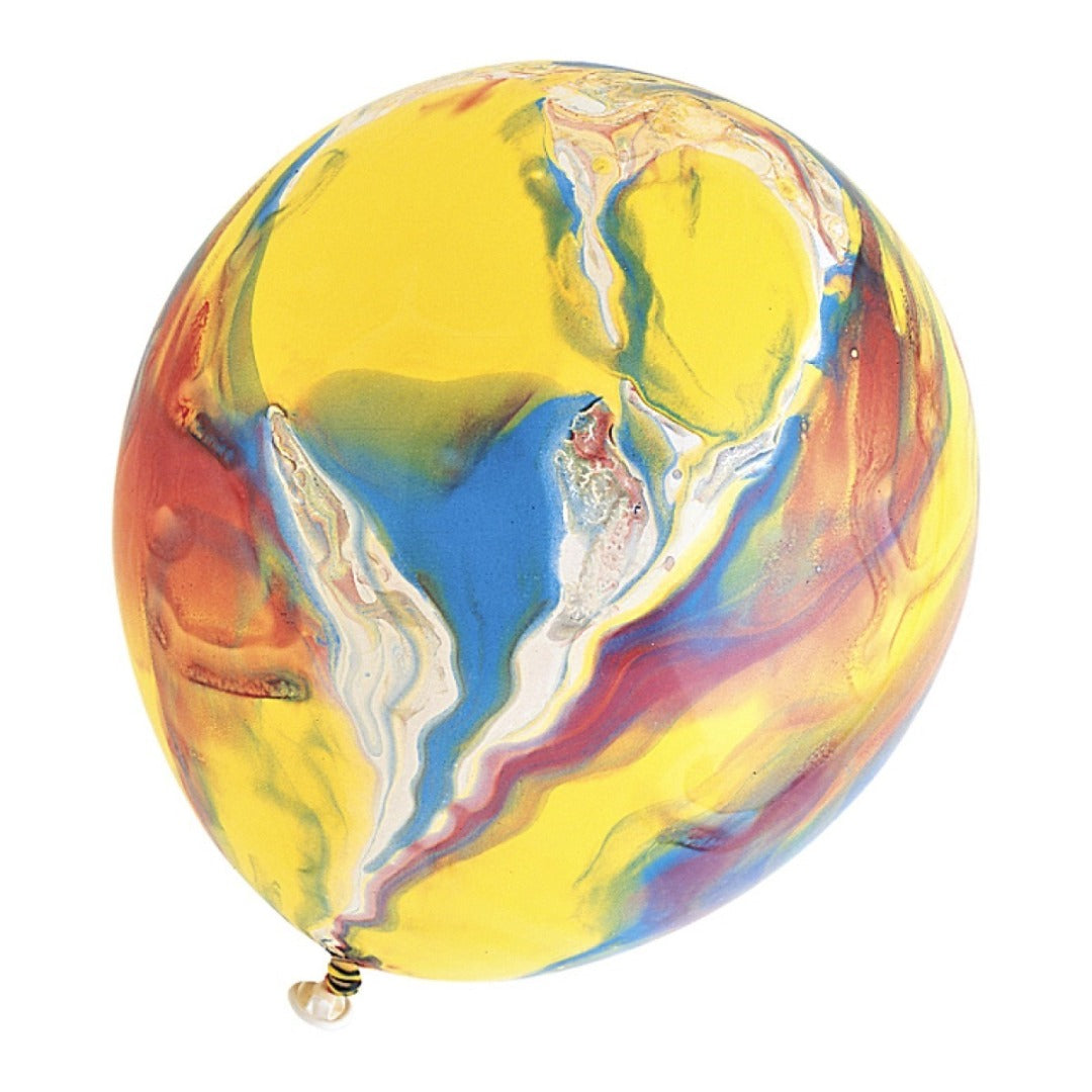 Marble-Effect Latex Balloons 6pk