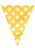 Sunflower Yellow Polka Dot Flag Bunting