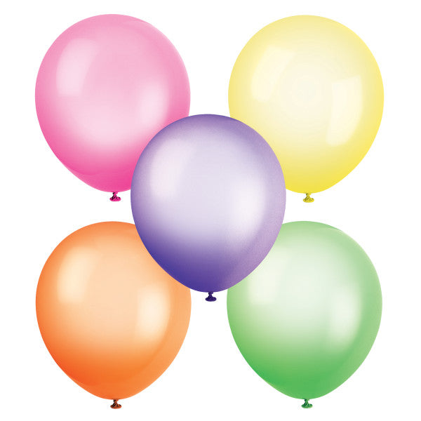 Neon Latex Balloons 10pk