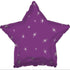 Purple Sparkle Star Balloon