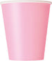 Soft Pink Paper Party Cups 8pk