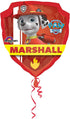 Paw Patrol Chase and Marshall Shield Foil Balloon