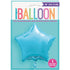 18''Baby Blue Star Foil Balloon