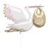 Stork It's a Girl Giant Foil Balloon 62'',