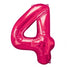 34'' SHAPE FOIL NUMBER 4 - MAGENTA (ANAGRAM)