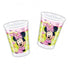 MINNIE BOW TIQUE PLASTIC CUPS 200ML 8PK