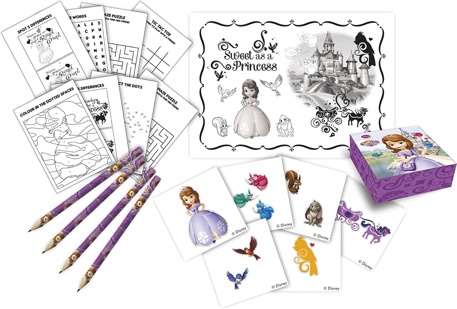 Sofia The First Activity Pack 4pk