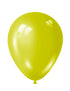 12" Yellow Shiny Balloons 15pk