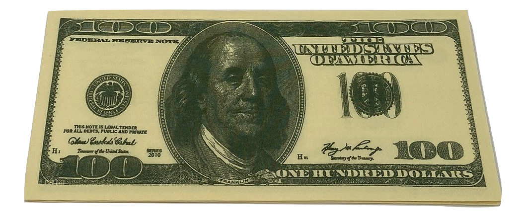100 Dollar Bill Napkins