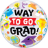 Way to Go Grad! Bubble Balloon