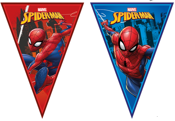 Spider-Man Party Flag Bunting