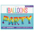 Party Letter Balloon Banner, Rainbow
