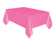 Hot Pink Plastic Party Table Cover