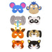 ANIMAL MASK 8PK ASSORTED DESIGN