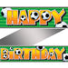 Football Party Birthday Banner