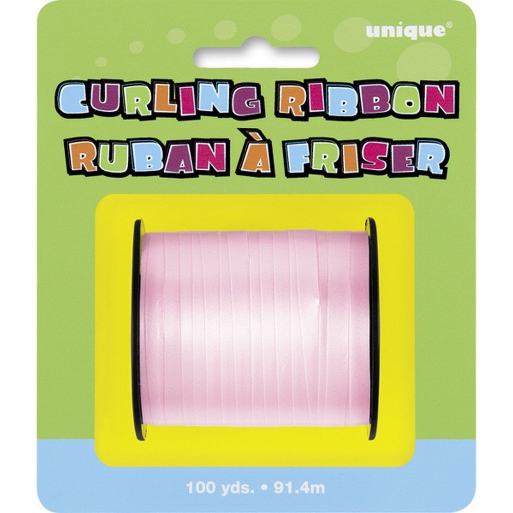 Soft Pink Balloon Curling Ribbon